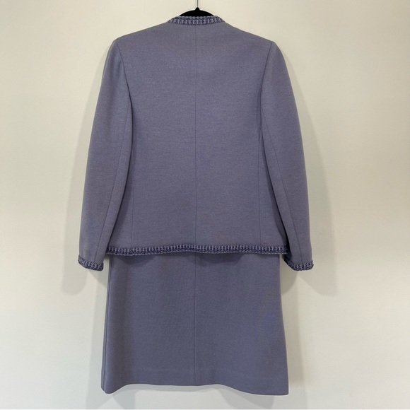 Dalton Vintage Skirt Jacket Set Wool Embroidered - Picture 12 of 13